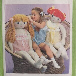 Vintage Simplicity Rag Doll Pattern #8967